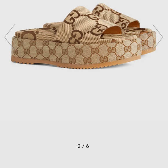 Gucci platform slide sandal - Picture 3 of 7